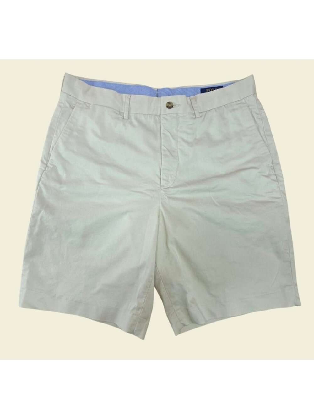 Polo Ralph Lauren Stretch Classic Fit Beige Shorts Size 34
